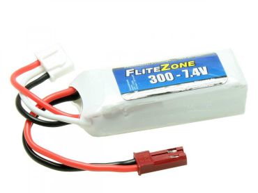 LiPo Akku FliteZone 300 - 7,4V (JST/BEC Stecker)